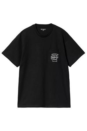 T-shirt in jersey di cotone nero CARHARTT WIP | I0344070D2